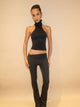 LEGGINGS ASIMÉTRICOS FLAZE - NEGRO