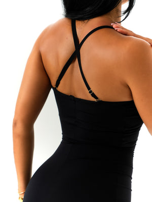 MINI DRESS SABLIER NOIRE