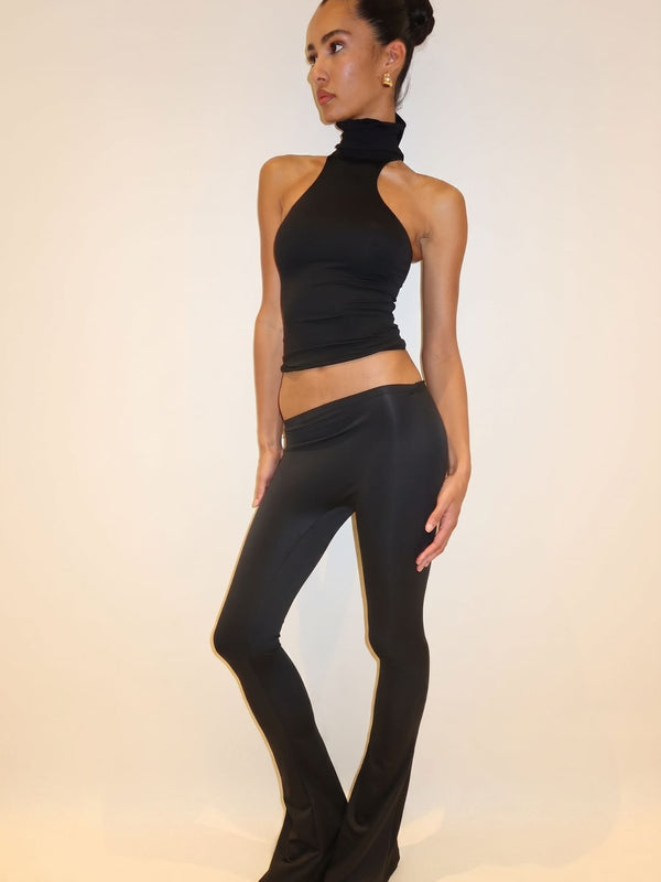 LEGGINGS ASIMÉTRICOS FLAZE - NEGRO