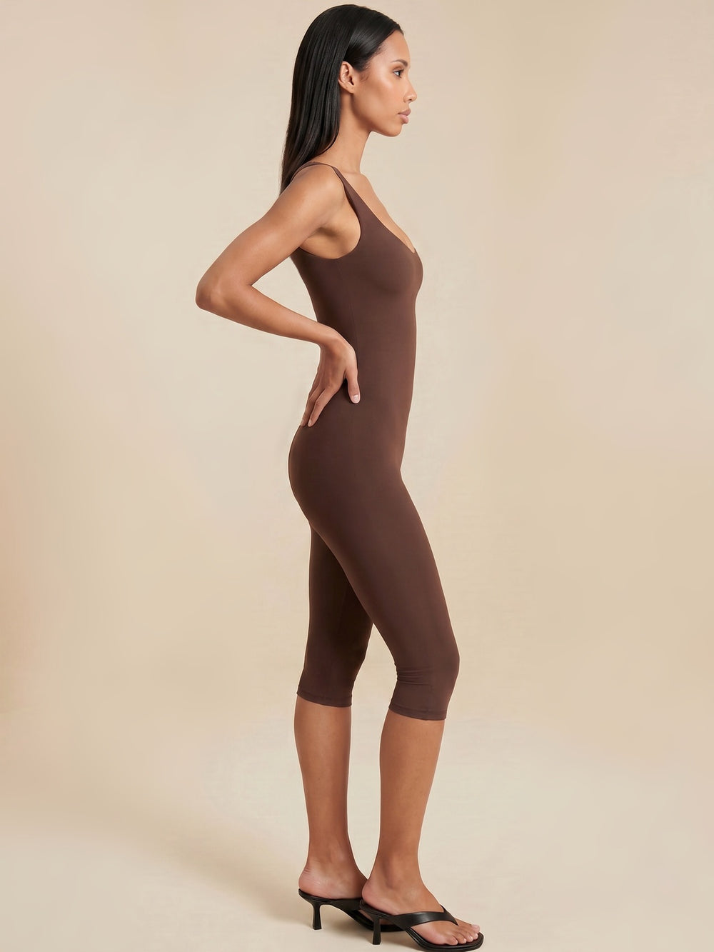 COMBINAISON CAPRI SABLIER MARRON