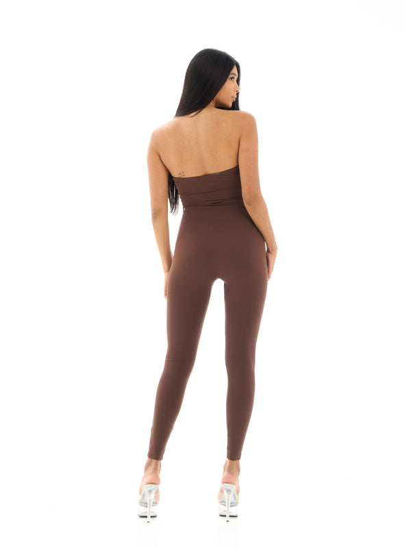 COMBINAISON SABLIER ANKLE MARRON
