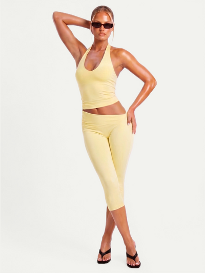 CAPRI ASYMÉTRIQUE BUTTER YELLOW